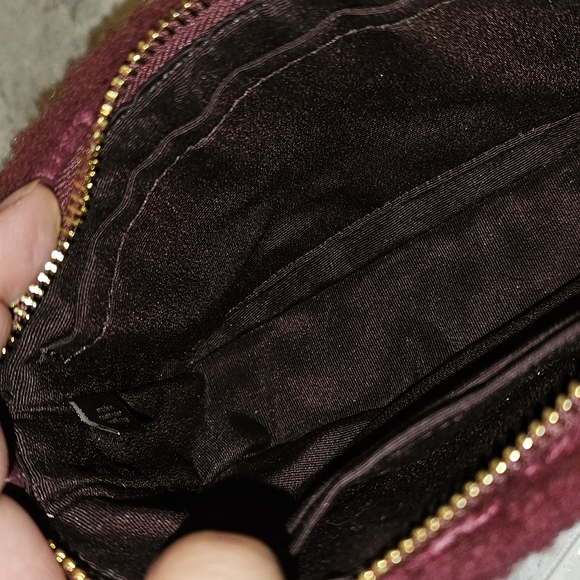 Coach Nolita 19 Shearling Bag in Burgundy - Picture 4 of 4